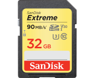 Sandisk 32GB SDHC Extreme zapis 40MB/s odczyt 90MB/s - 329660 - zdjęcie 1